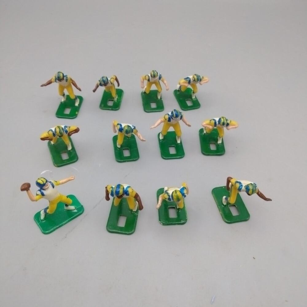 Vintage Tudor Games Electric Football LA RAMS NFL 11 Players Plus QB